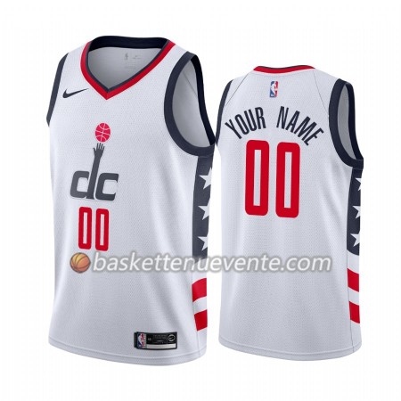 Maillot Basket Washington Wizards Personnalisé 2019-20 Nike City Edition Swingman - Homme